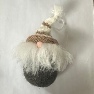 Knit Gnome Ornament